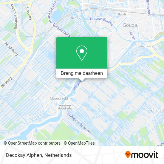 Decokay Alphen kaart