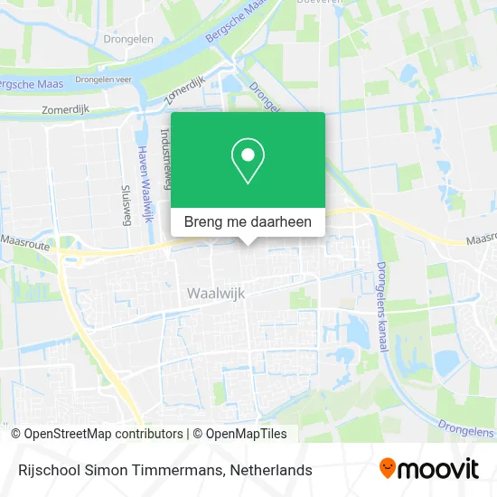 Rijschool Simon Timmermans kaart