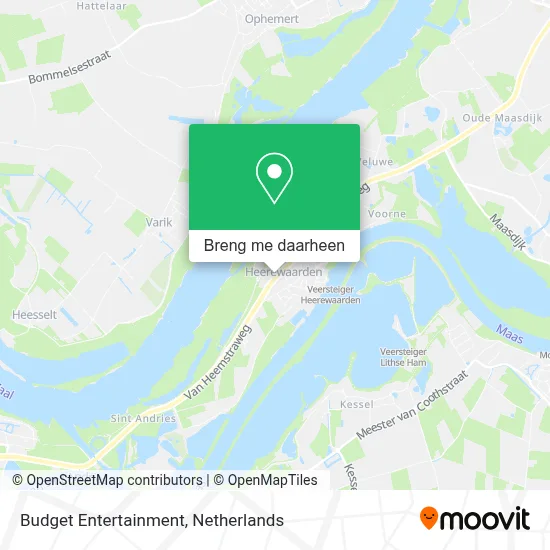 Budget Entertainment kaart