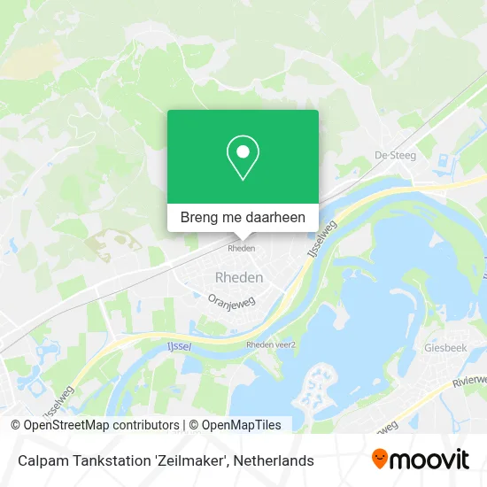Calpam Tankstation 'Zeilmaker' kaart