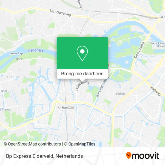 Bp Express Elderveld kaart