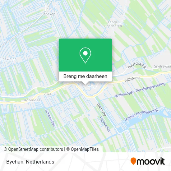 Bychan kaart