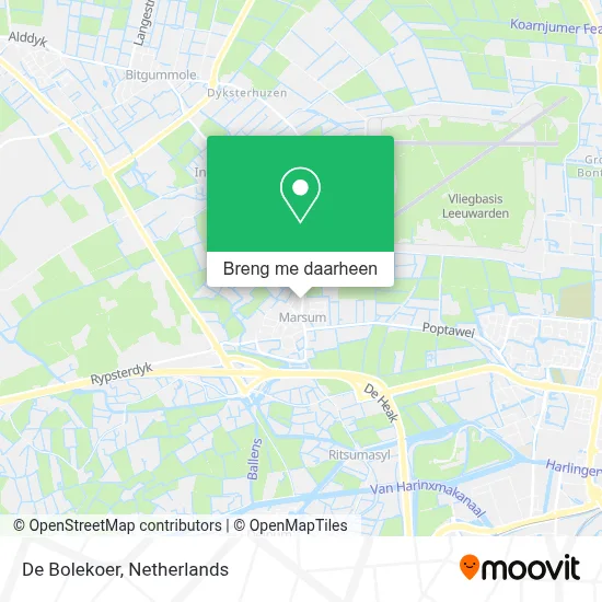 De Bolekoer kaart