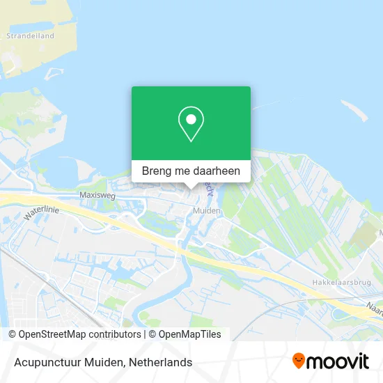 Acupunctuur Muiden kaart