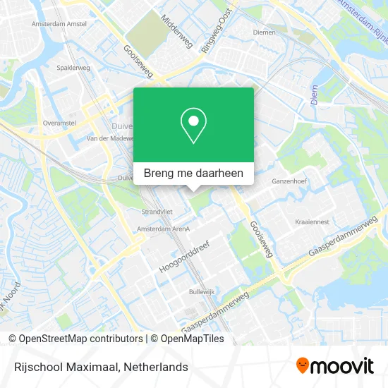 Rijschool Maximaal kaart