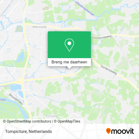 Tompicture kaart
