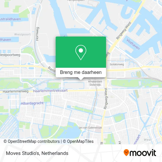 Moves Studio's kaart