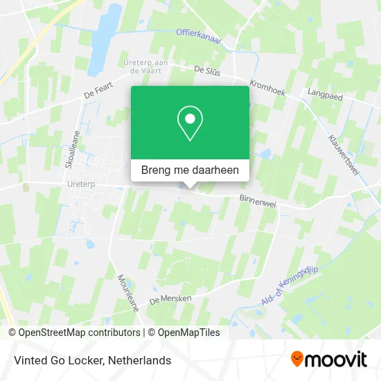 Vinted Go Locker kaart