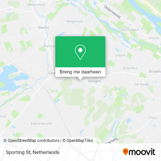 Sporting St kaart