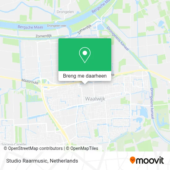 Studio Raarmusic kaart