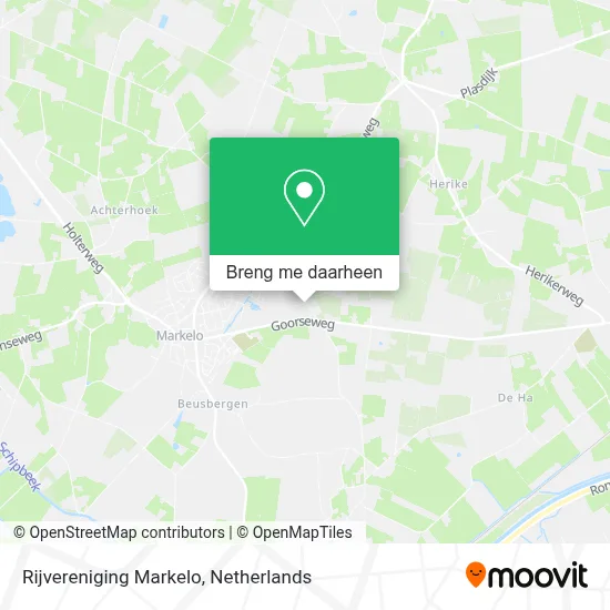 Rijvereniging Markelo kaart