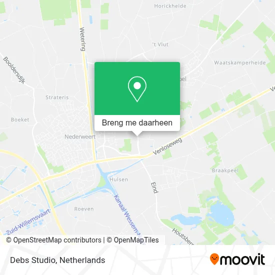 Debs Studio kaart