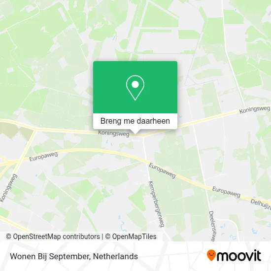 Wonen Bij September kaart