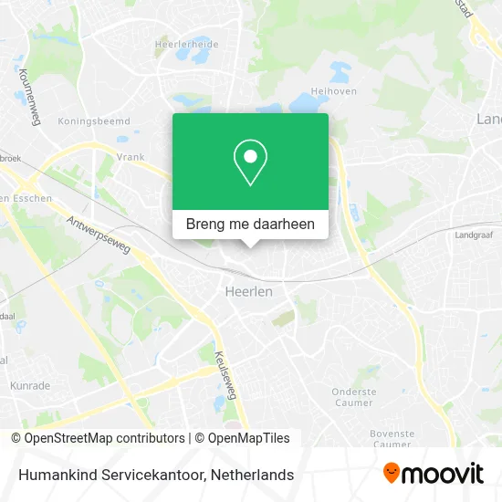 Humankind Servicekantoor kaart