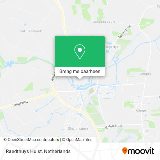 Raedthuys Hulst kaart