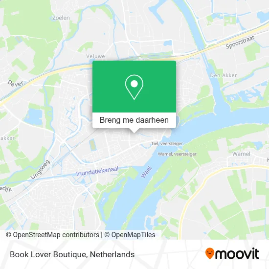 Book Lover Boutique kaart
