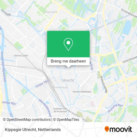 Kippegie Utrecht kaart
