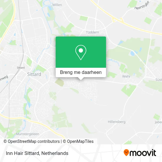 Inn Hair Sittard kaart