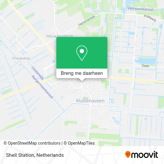 Shell Station kaart