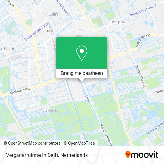 Vergaderruimte In Delft kaart