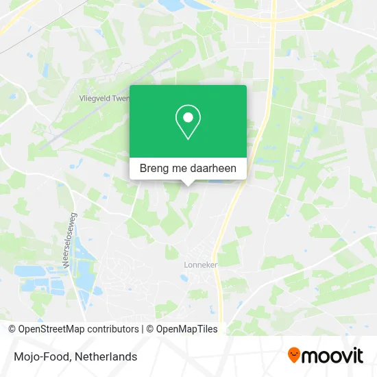 Mojo-Food kaart