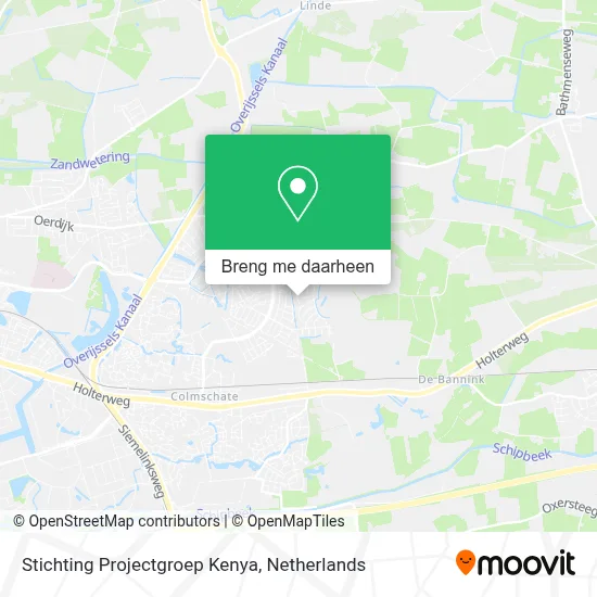 Stichting Projectgroep Kenya kaart