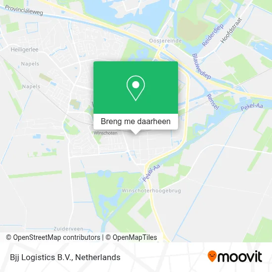 Bjj Logistics B.V. kaart