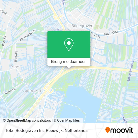 Total Bodegraven Inz Reeuwijk kaart