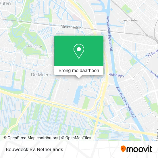 Bouwdeck Bv kaart