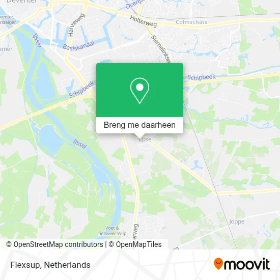 Flexsup kaart