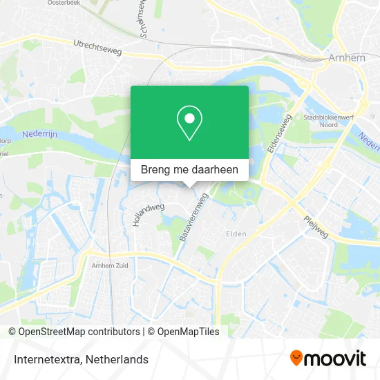 Internetextra kaart