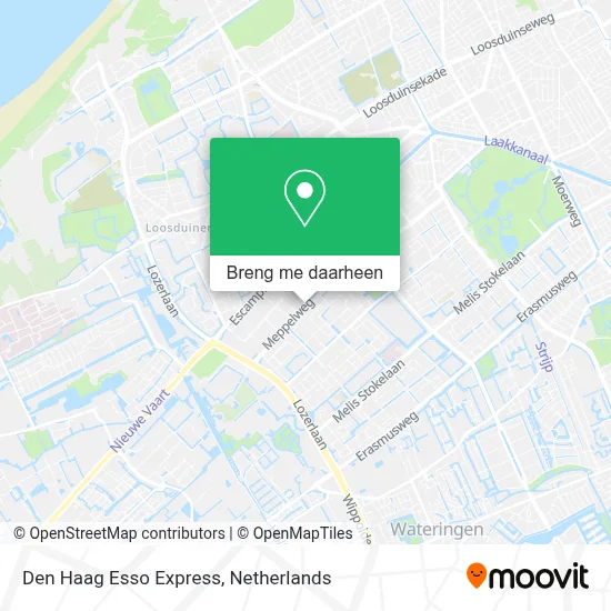 Den Haag Esso Express kaart