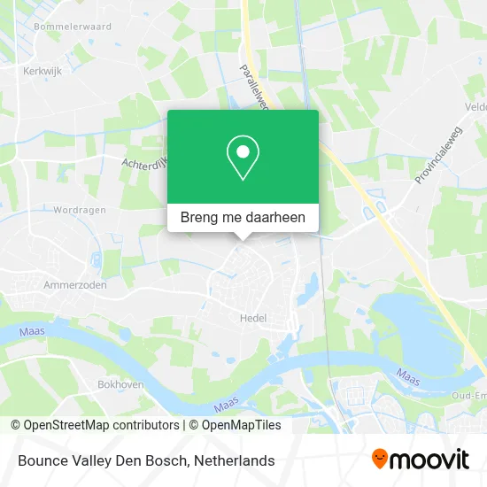 Bounce Valley Den Bosch kaart