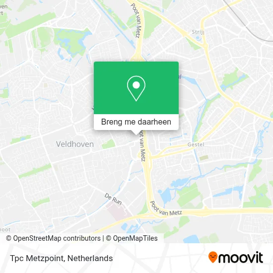 Tpc Metzpoint kaart