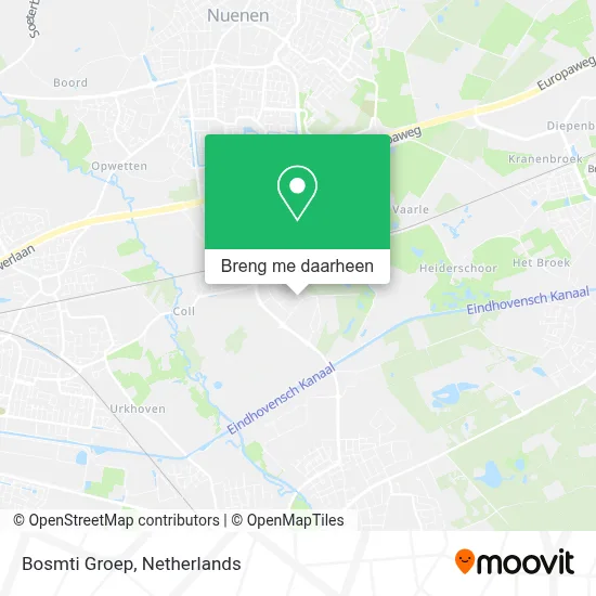 Bosmti Groep kaart