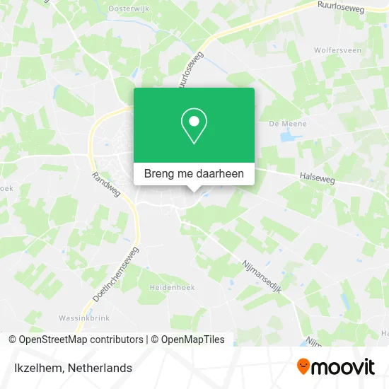 Ikzelhem kaart