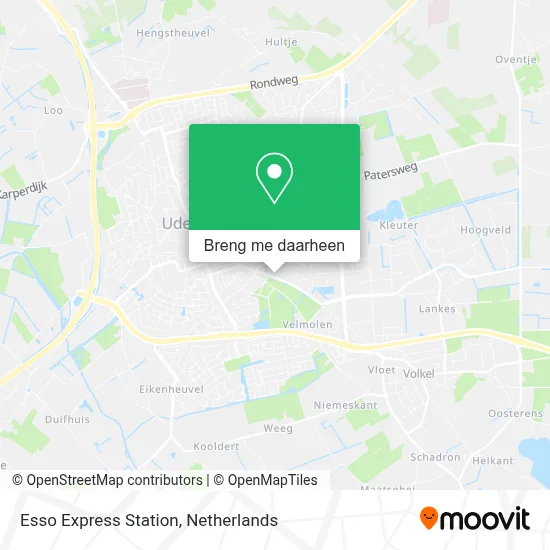 Esso Express Station kaart