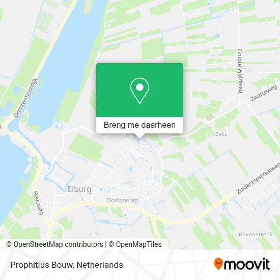 Prophitius Bouw kaart