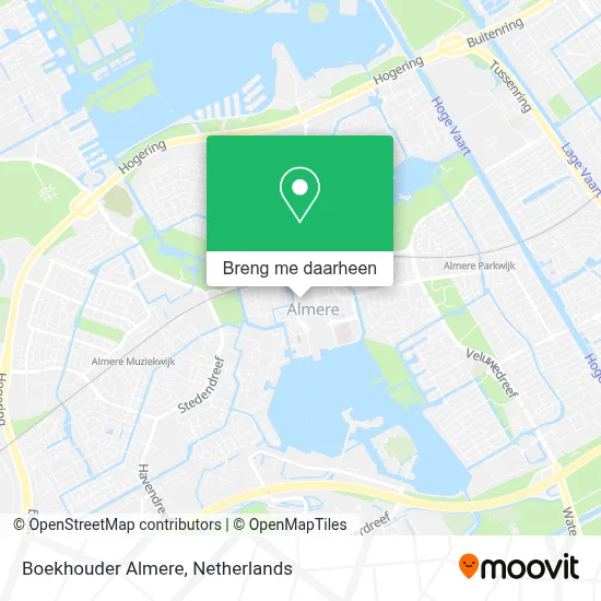 Boekhouder Almere kaart