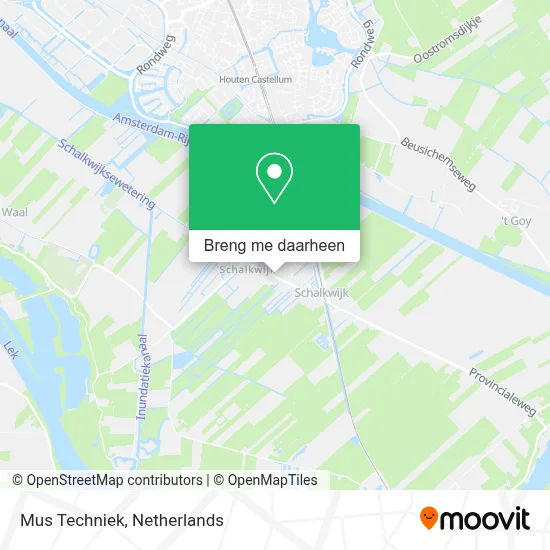 Mus Techniek kaart
