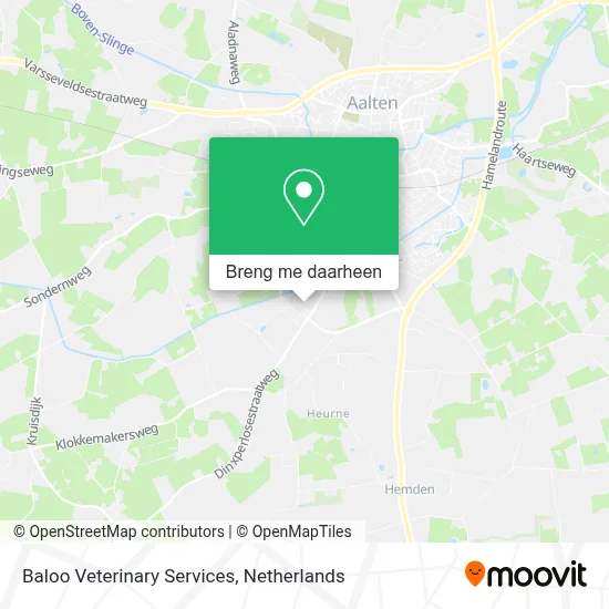 Baloo Veterinary Services kaart