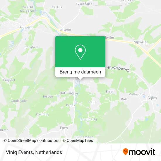 Viniq Events kaart