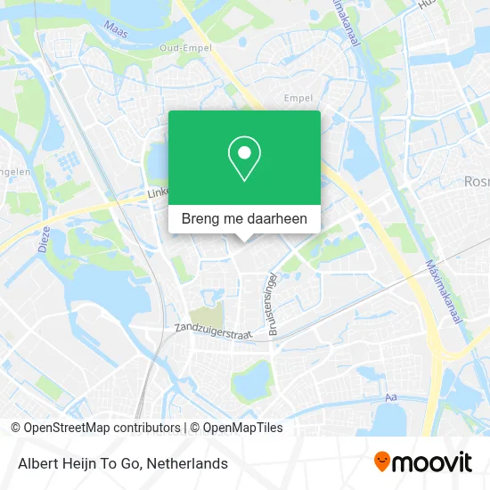 Albert Heijn To Go kaart