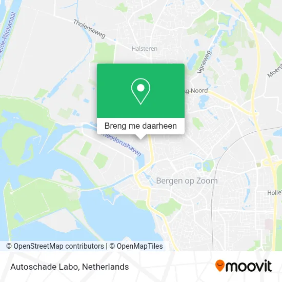 Autoschade Labo kaart