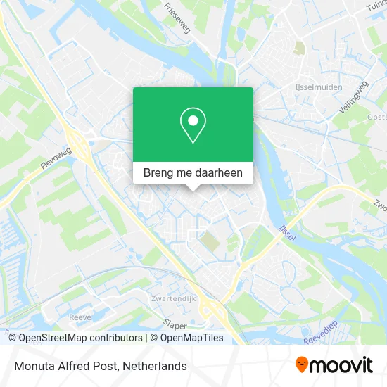 Monuta Alfred Post kaart