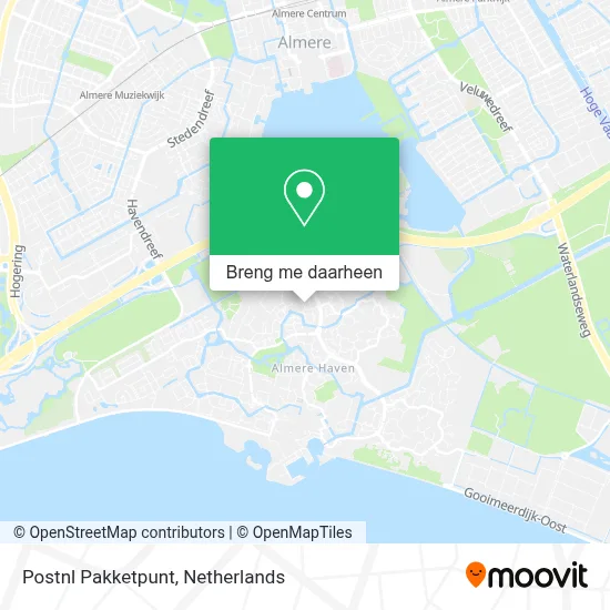 Postnl Pakketpunt kaart
