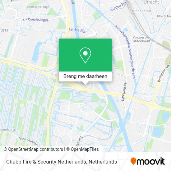 Chubb Fire & Security Netherlands kaart