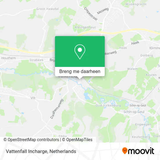 Vattenfall Incharge kaart