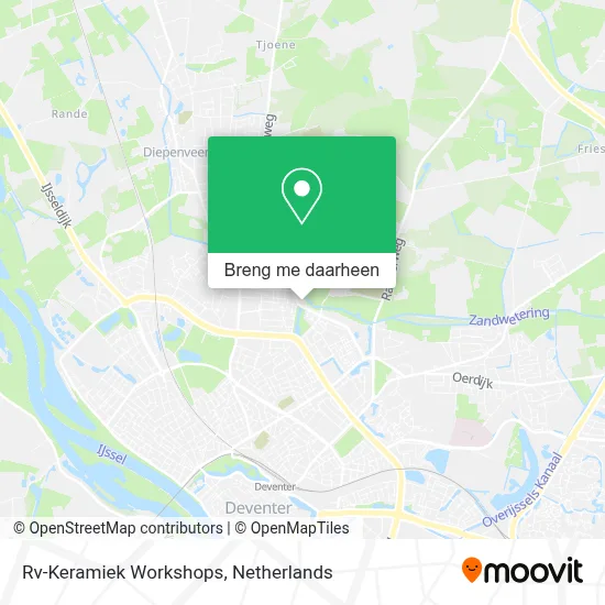 Rv-Keramiek Workshops kaart