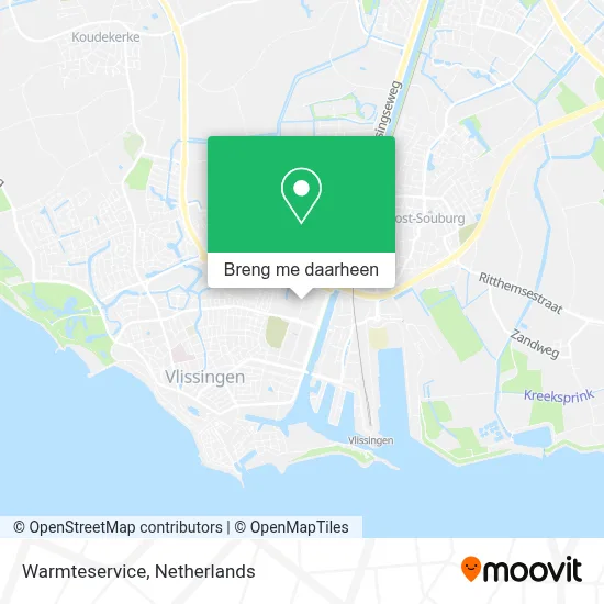 Warmteservice kaart
